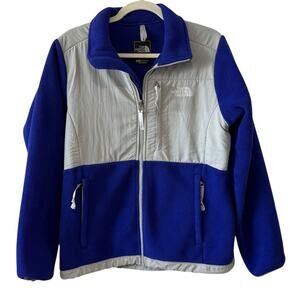 The North Face Y2K Polartec Blue Grey Denali Fleece Jacket – Women’s Medium